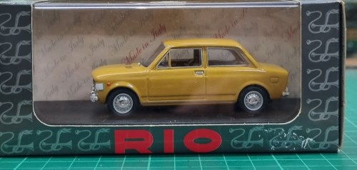 Rio Models 1/43 Scale Diecast 4161/1- Fiat 128 due  Porte - giallo positano